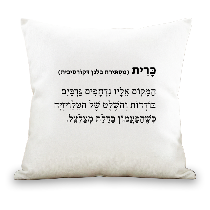 כרית נוי | הגדרות מהחיים